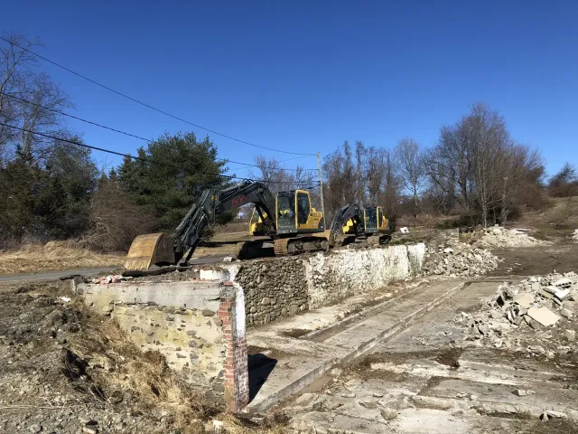 Barn and Single Family Home Demolition Newtown, CT project