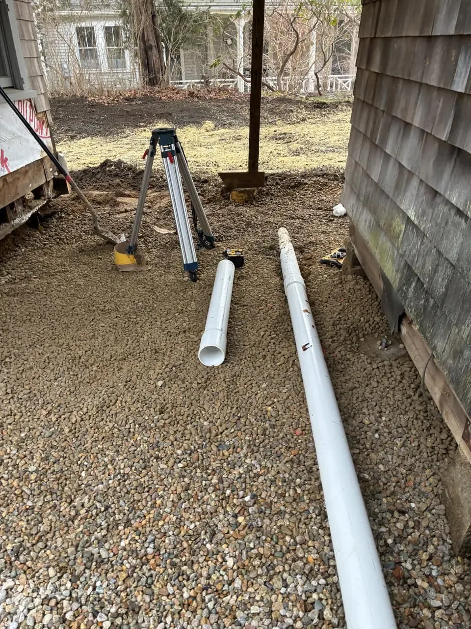 Legacy Excavation is an excavation company that installs residential drainage systems in Southeastern MA