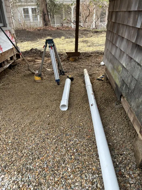 Legacy Excavation is an excavation company that installs residential drainage systems in Southeastern MA