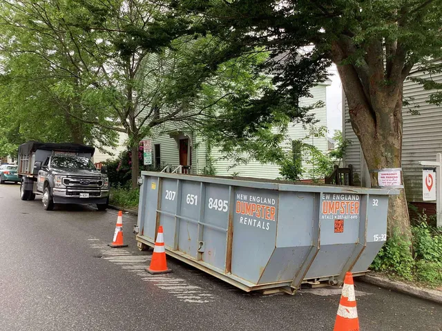 New England Dumpster Rentals work photo