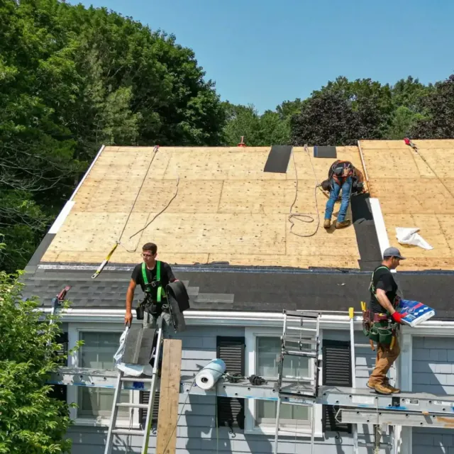 work photo from crownroofingma.com