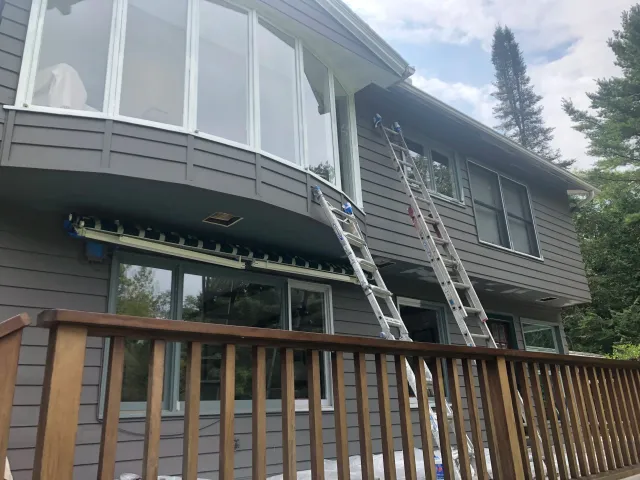 A&D Color. Painting Project in Stowe VT