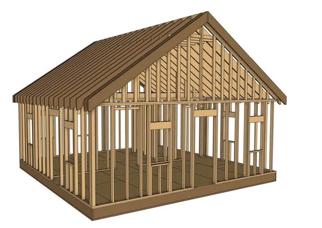 ADU 3D framing design