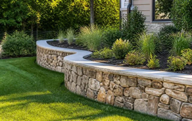 Masonry in Norfolk, MA by LD Landscape & Construction
