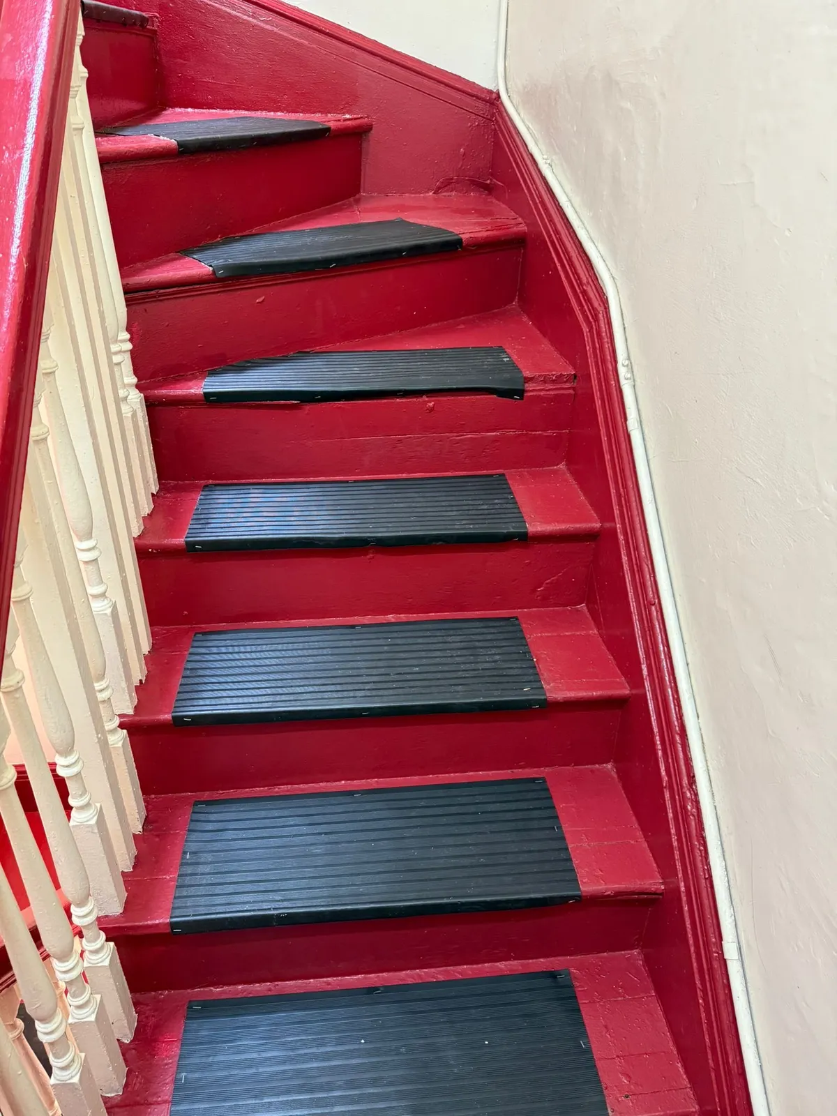 Stairs after cleaning