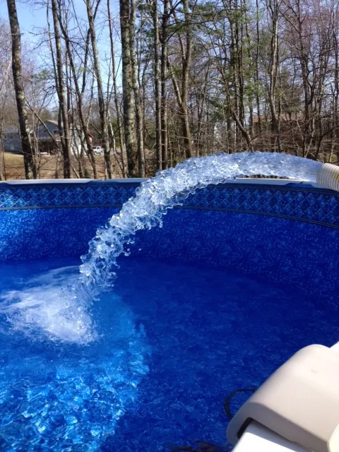 work photo from davesabovegroundpools.com