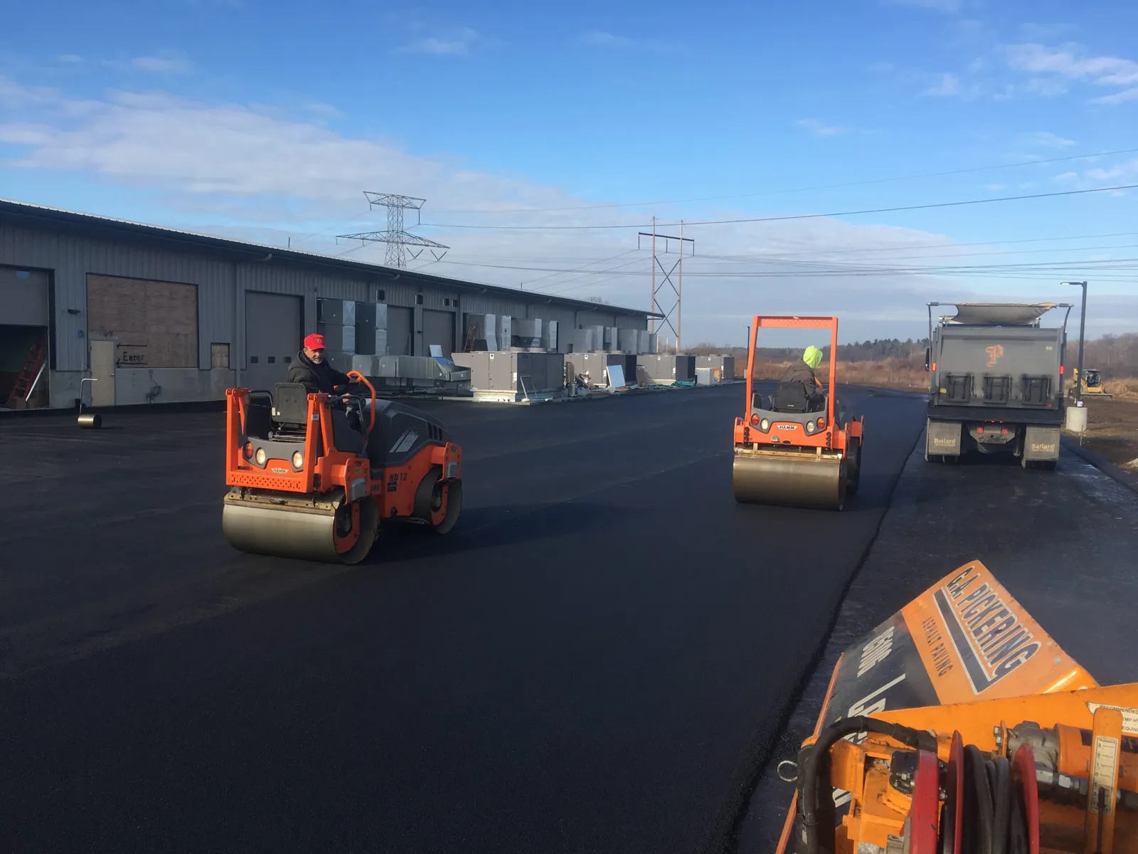 work photo from pickeringpaving.com