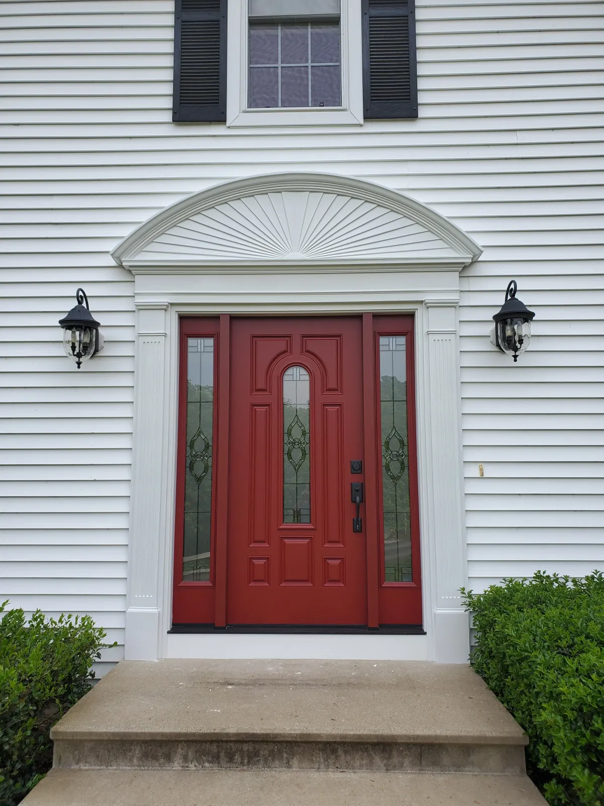 New front door and entry