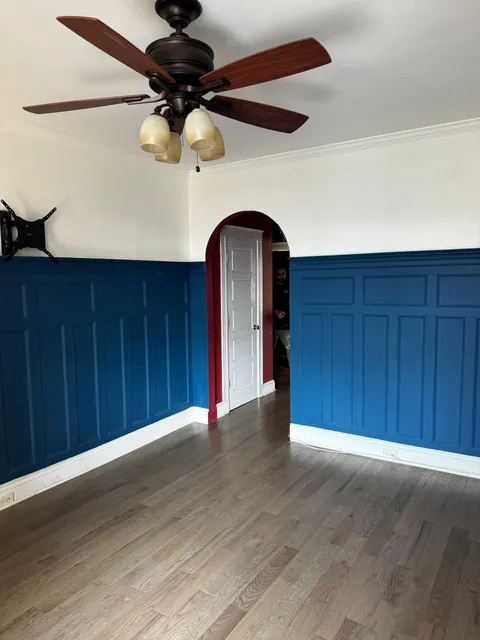 Interior room before renovation