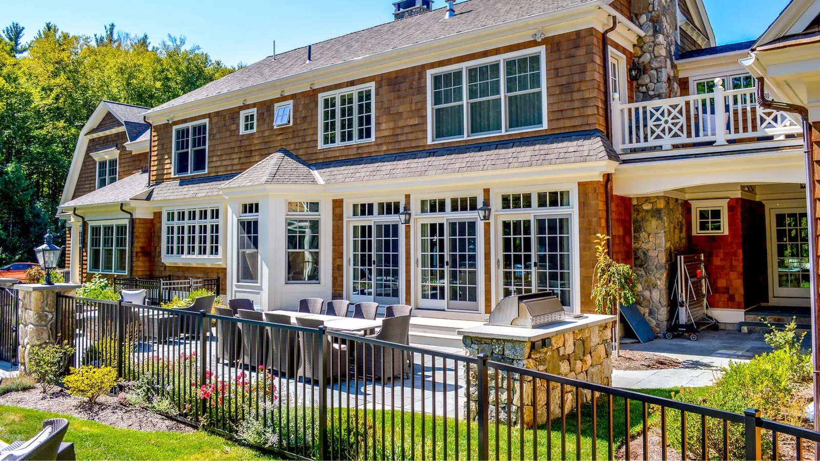 Acton Luxury Home Backyard Kitchen