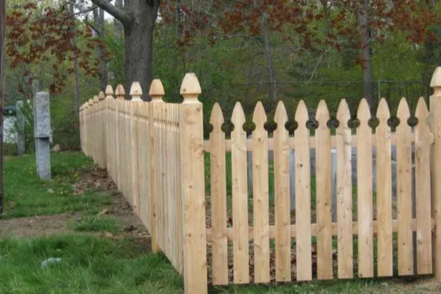 Gothic picket fence