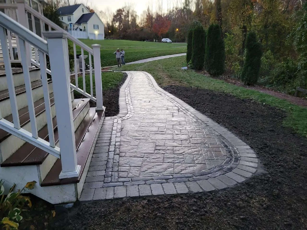 Walkway Installer Dube Property Maintenance and Hardscaping Methuen, MA