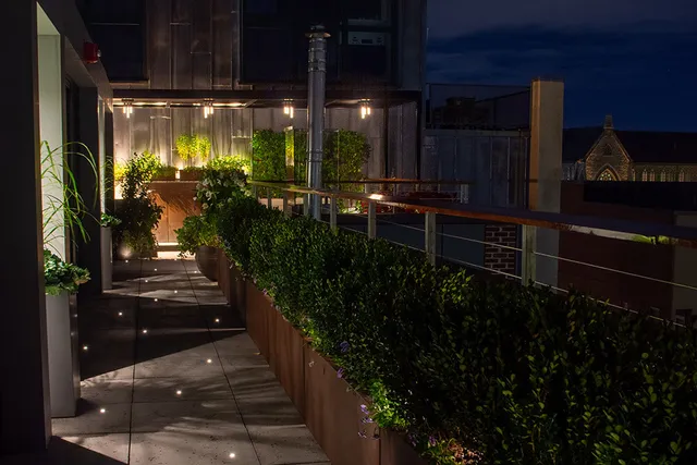 Boston, MA Roofdeck Landscape Lighting Portfolio #2 - Photo #4
