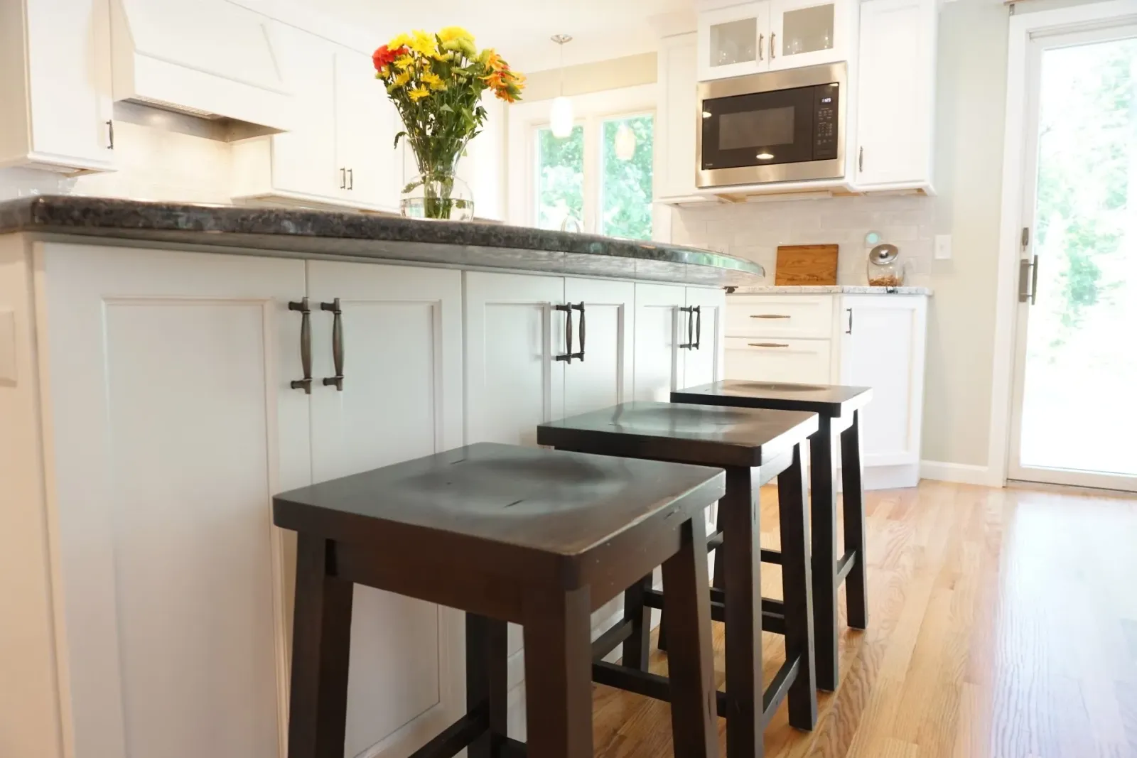 New Kitchen Remodel in Western MA by Chapdelaine Builders in East Longmeadow.