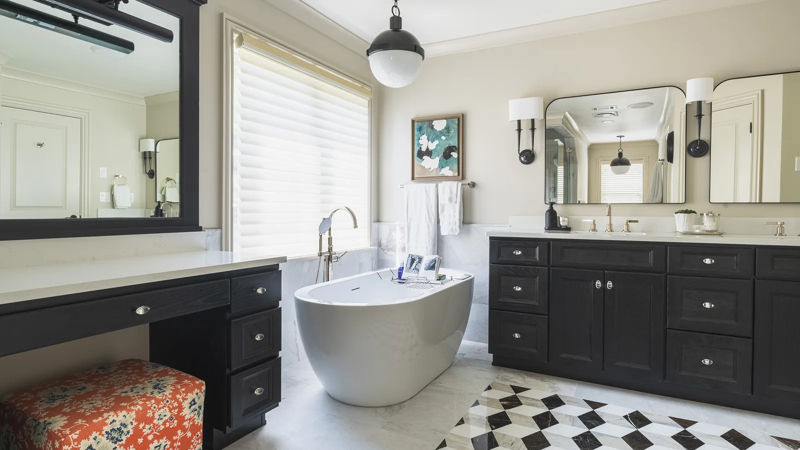 Custom bathroom design by Ashland Cabinet
