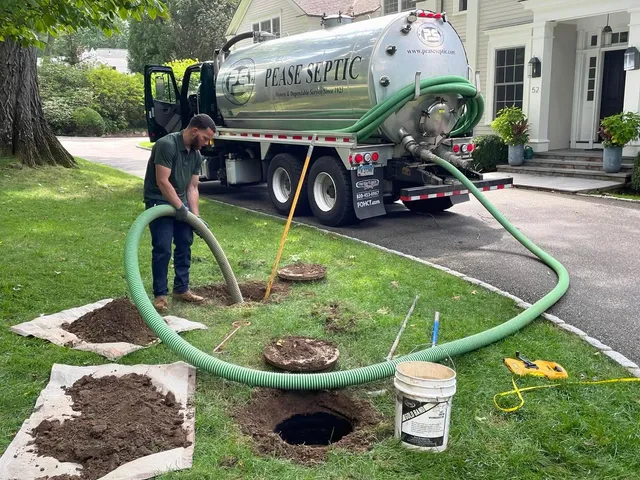 Pease Septic Company work photo