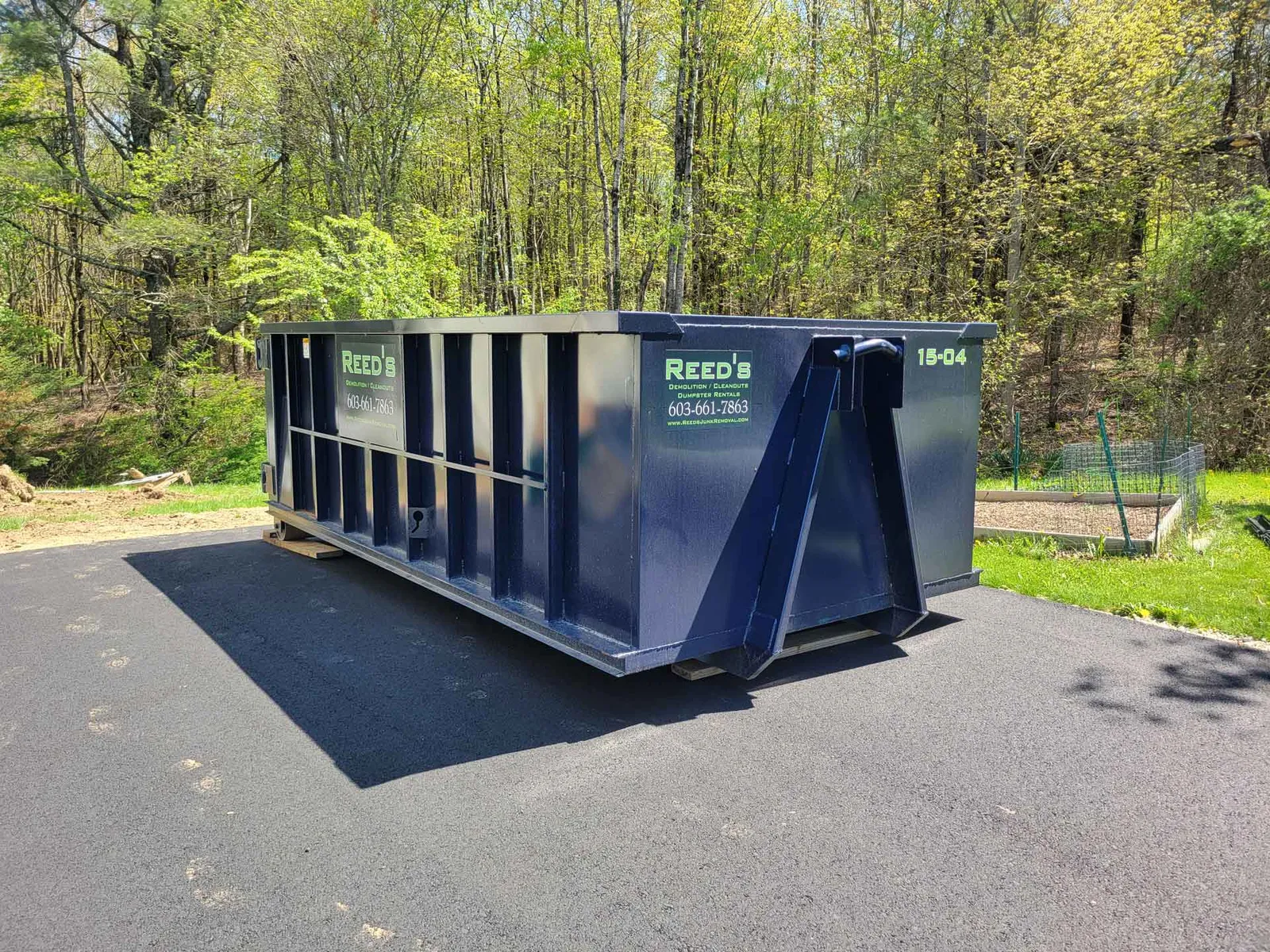 work photo from reedsdumpsters.com
