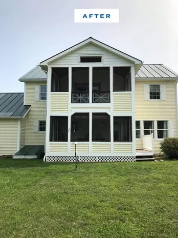 work photo from premierpowerwashingvt.com