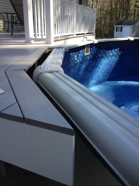 work photo from davesabovegroundpools.com