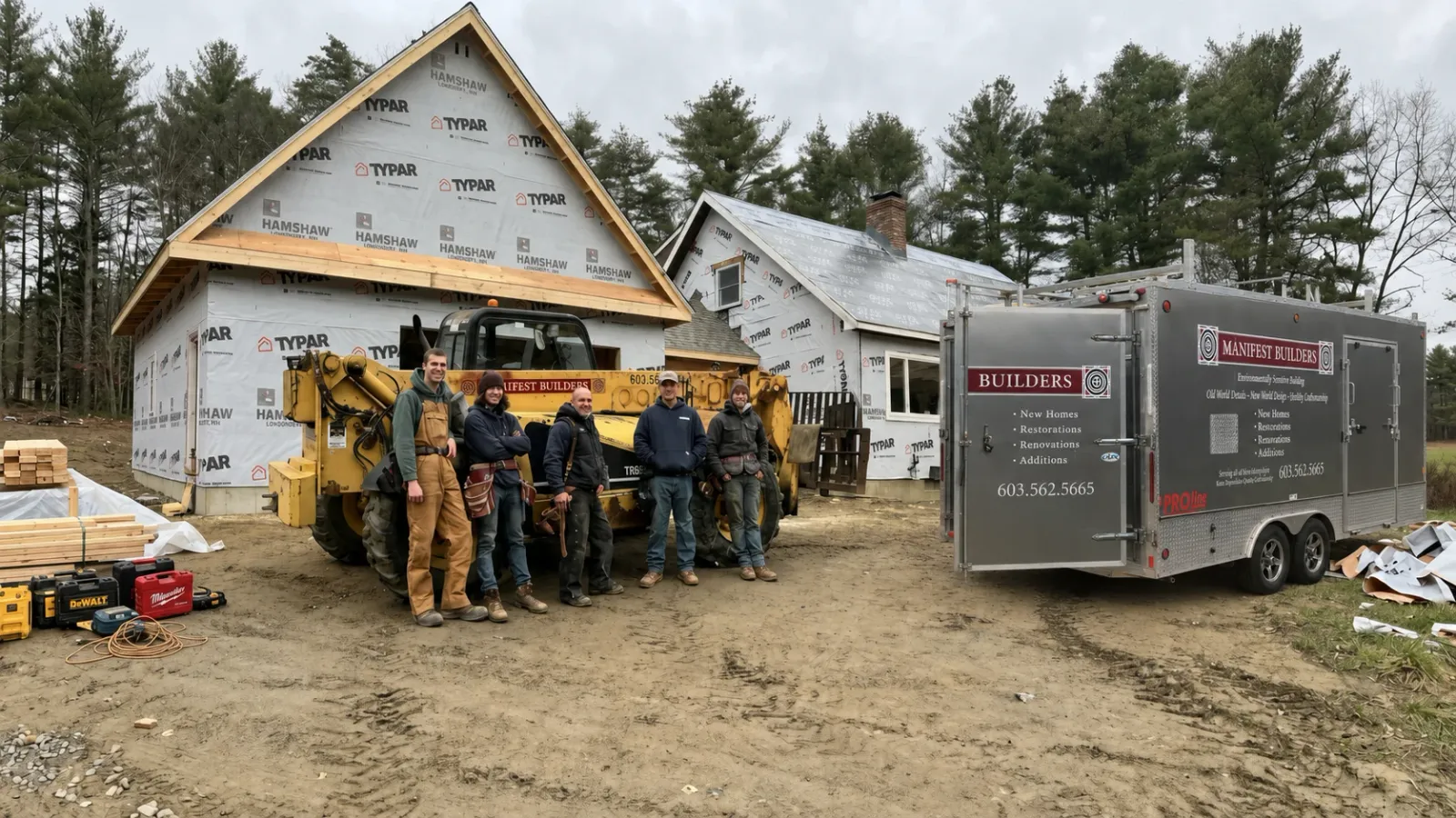 Manifest Builders Team on Site