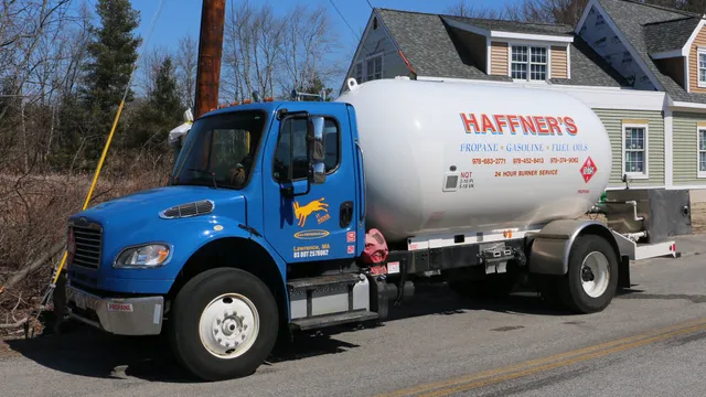 Haffner's branded propane delivery truck