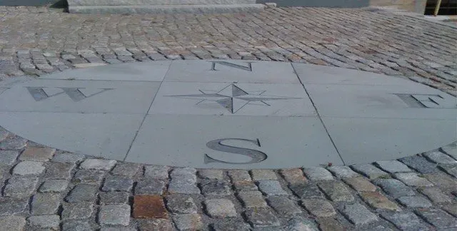 Compass On Asphalt Road — Lunenburg, MA — Miller’s Paving, LLC
