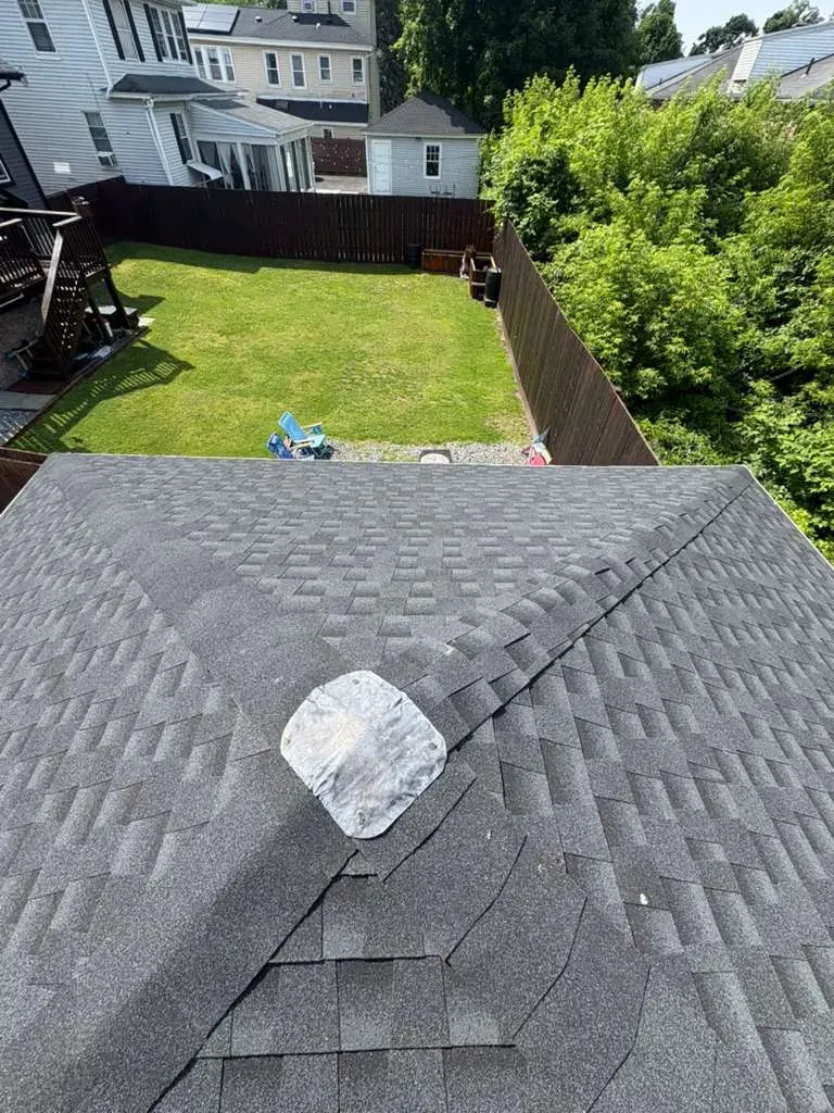 New shingle roof installed in Massachusetts