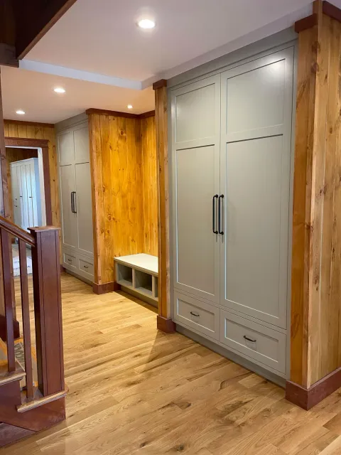 Light fixtures in a kitchen