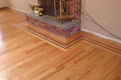 Hardwood floor installation
