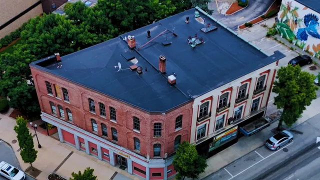 Commercial Roof Masters work photo