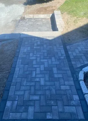 Walkway Installation in Tewksbury, MA (2)