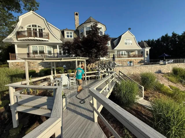 Deck after cleaning