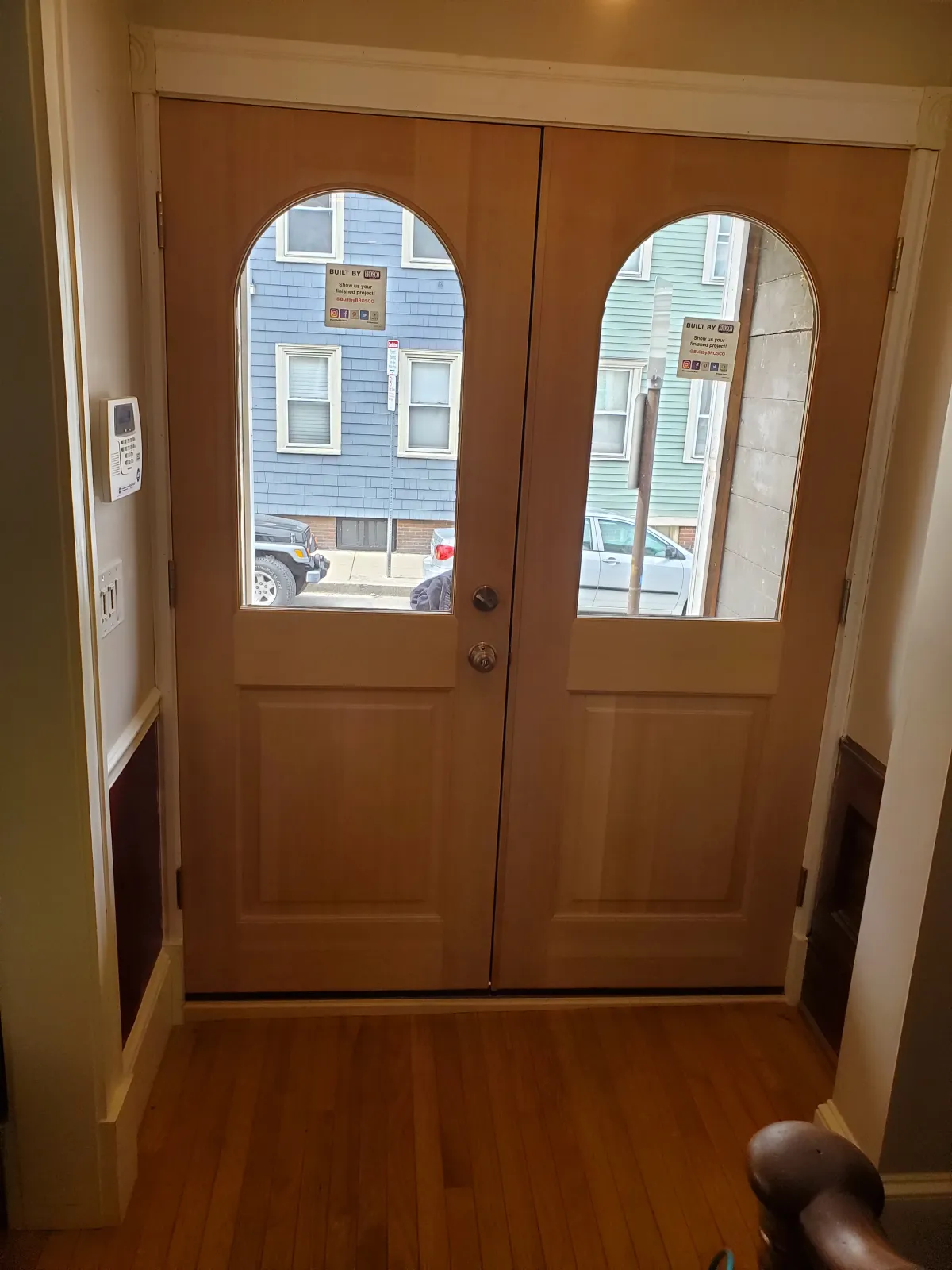 New interior double doors