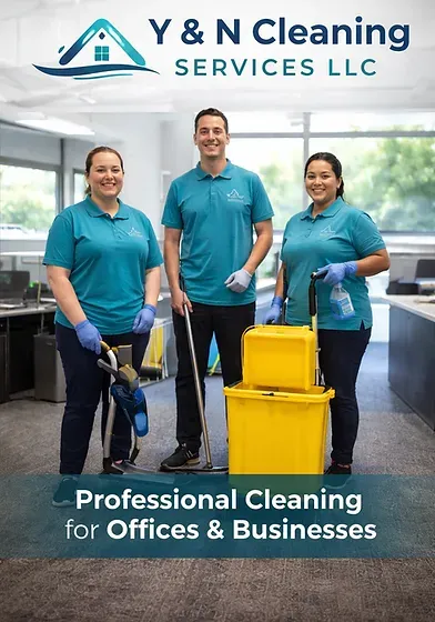 Professional cleaning team from Y&N Cleaning Services LLC providing commercial cleaning in Connecticut