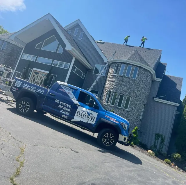 work photo from statewideroofingconnecticut.com