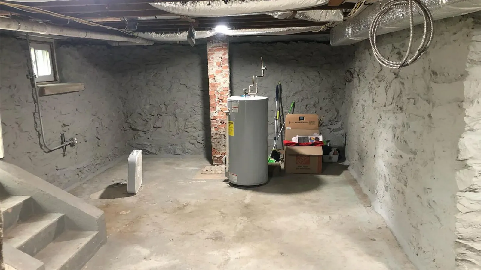 Fieldstone Foundation Repointing & Waterproofing (Medford, Massachusetts)