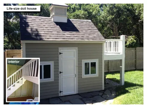 Life-size doll house.
