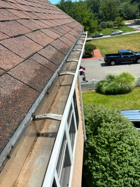 After: new gutter installation in Massachusetts