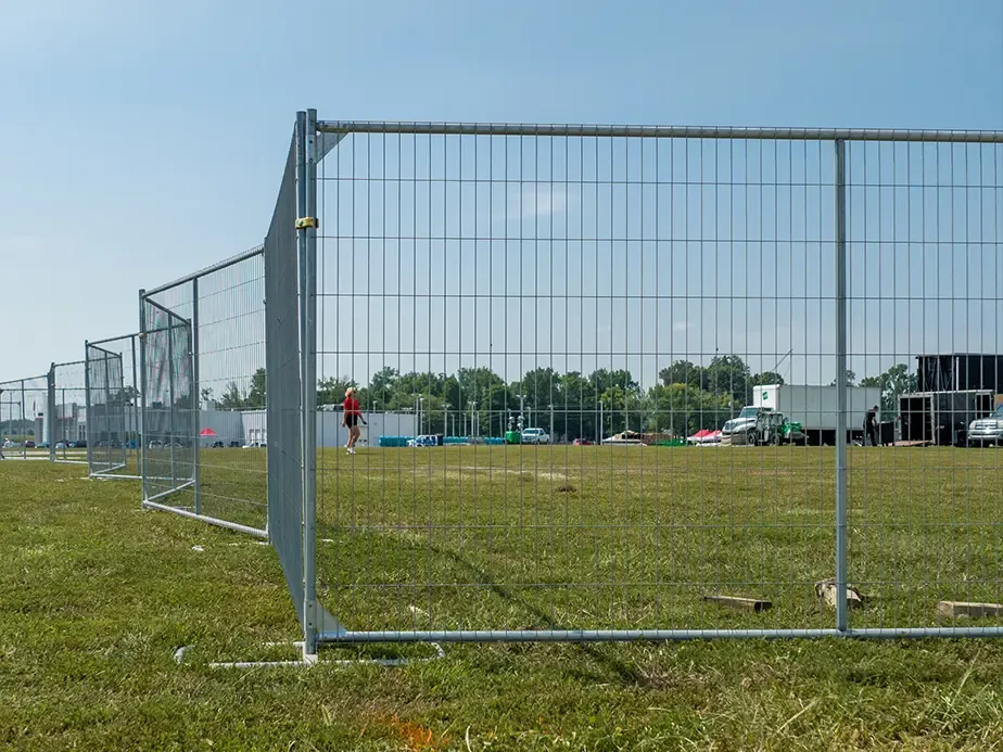 Composite fence installation