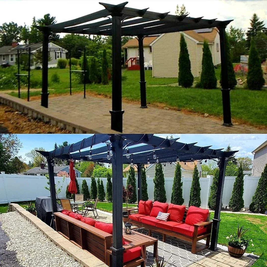 Backyard transformation in Worcester