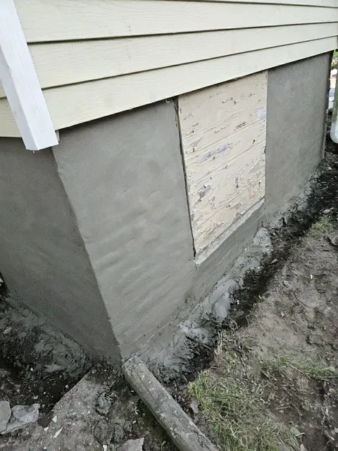 Rain and Shine Masonry, Foundation Waterproofing, Chimney Repairs, Boston work photo