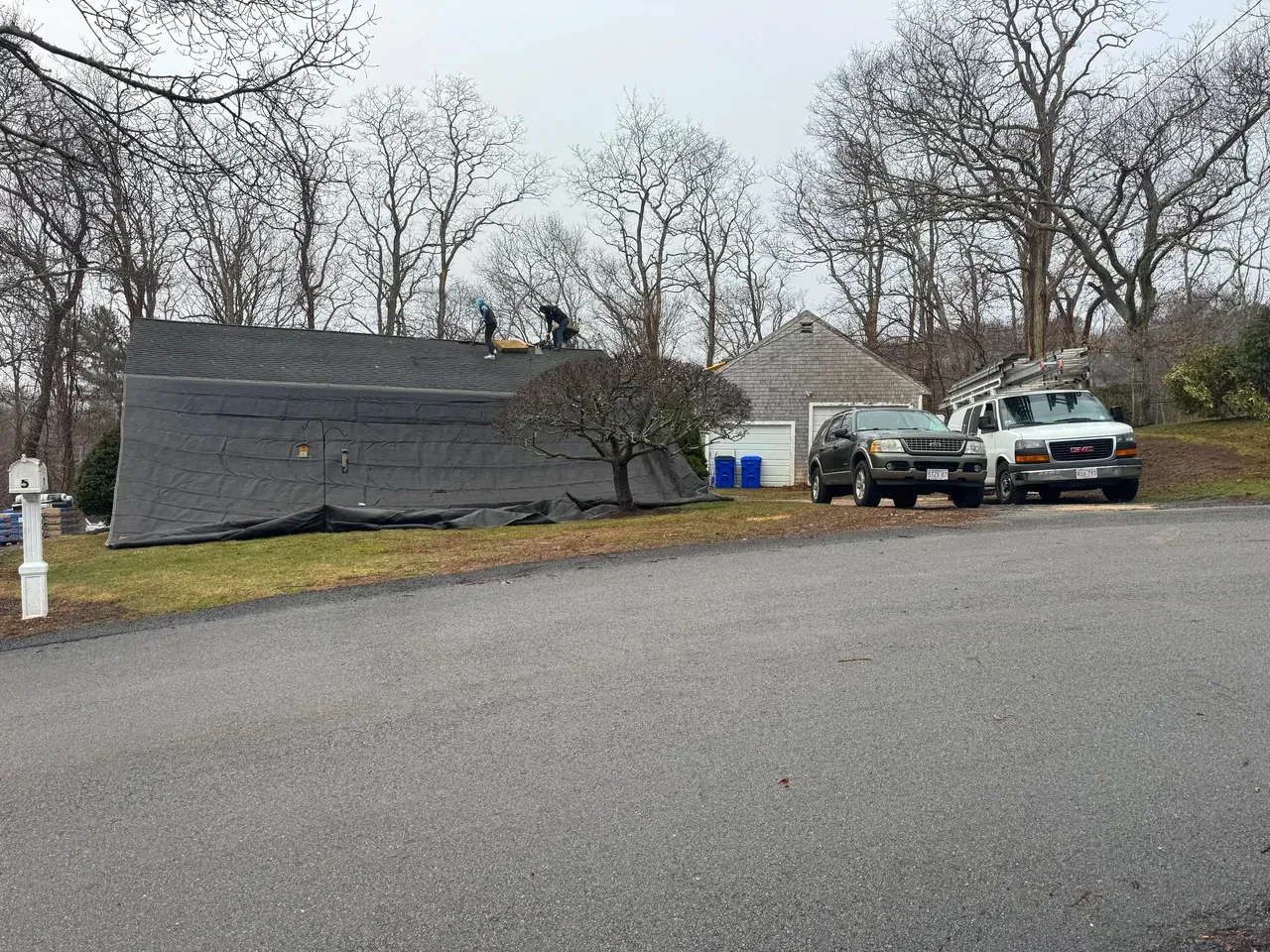 Exterior siding elevation of a completed home