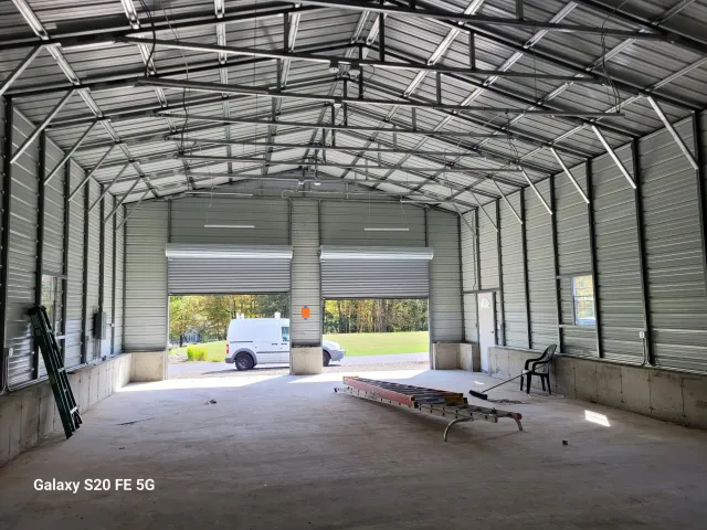 Commercial Garage, Commercial Light install, LED lights by Licensed electrician In Barre Mass