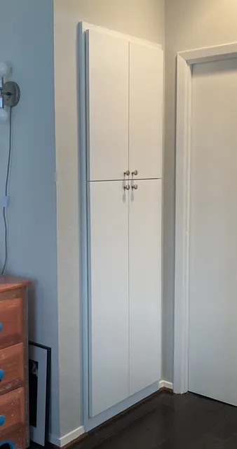 new linen cabinet doors and hardware