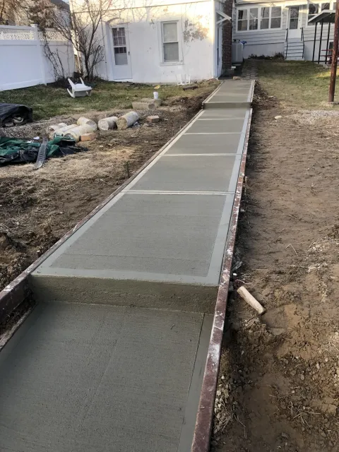 Naugatuck ct slab walkways