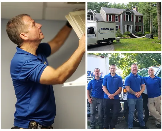 This is a collage of images of the healthy duct team