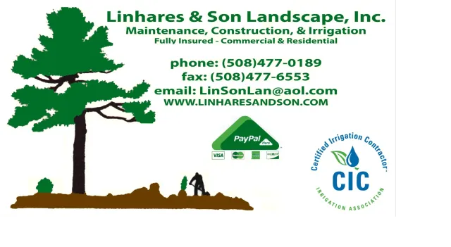 Linhares & Son Landscape logo