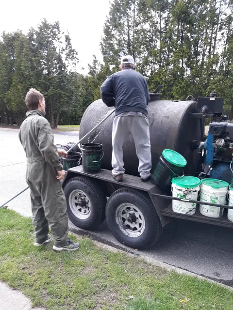 Black Beauty Driveway Sealing work photo