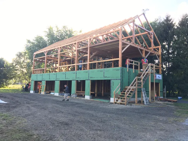 Northford Timber Framers work photo