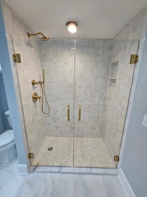 Shower Door And Mirror work photo